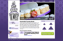 Screenshot of The Cupcake Tower website