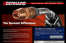 Screenshot of Bernardwelds.com homepage