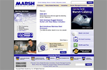 Screenshot of Marsh Electronics homepage