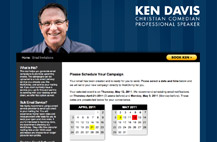 Ken Davis: Easy Upcoming Event Email Scheduling