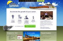 Screenshot of Summit website