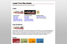 Screenshot of LYW assets page