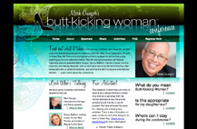 Screenshot of Butt-Kicking Woman website