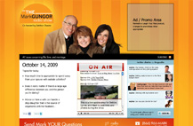 Screenshot of Mark Gungor Show website