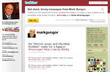 Screenshot of @markgungor page