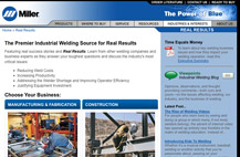 Screenshot of Industrial Results section