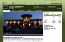 Screenshot of DiningFolio.com