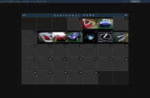 Screenshot of photoblog software concept